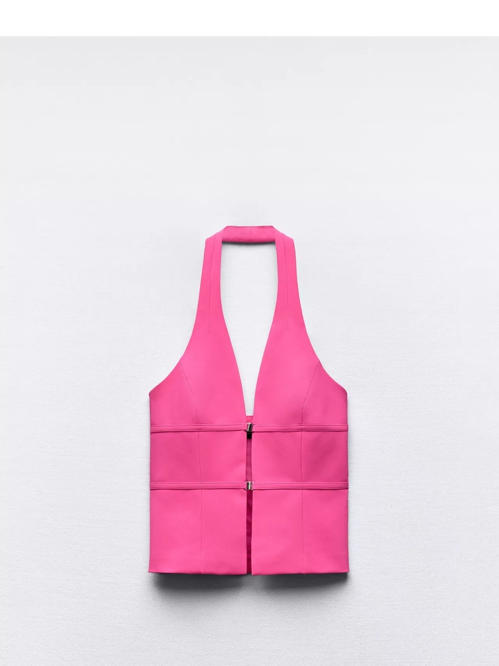Zara Hot Pink Halter Top